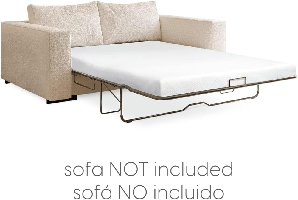Milliard 4.5-Inch Memory Foam Sofa Bed Mattress Replacement, Queen Size, Pull...