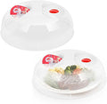 Flexzion 2 Pack 10 Inch Small Microwave Splatter Cover by Flexzion