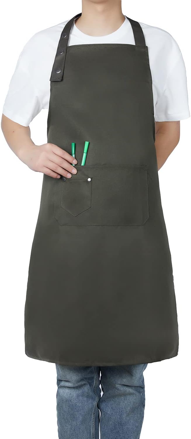Art Aprons for Painting Pottery Ceramics, Mens Women Kitchen Cooking Aprons - Image 8