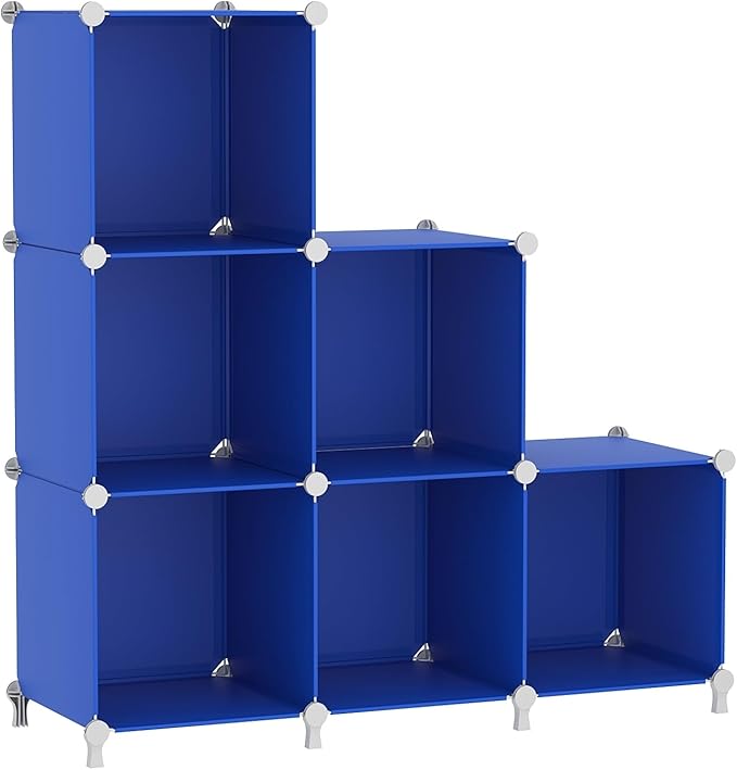 AWTATOS Cube Storage Organizer, 6 Cube Closet Organizers and Storage Shelves by AWTATOS
