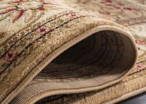 SAFAVIEH Lyndhurst Area Rug 8x10 Large, Beige & Ivory LNH212D