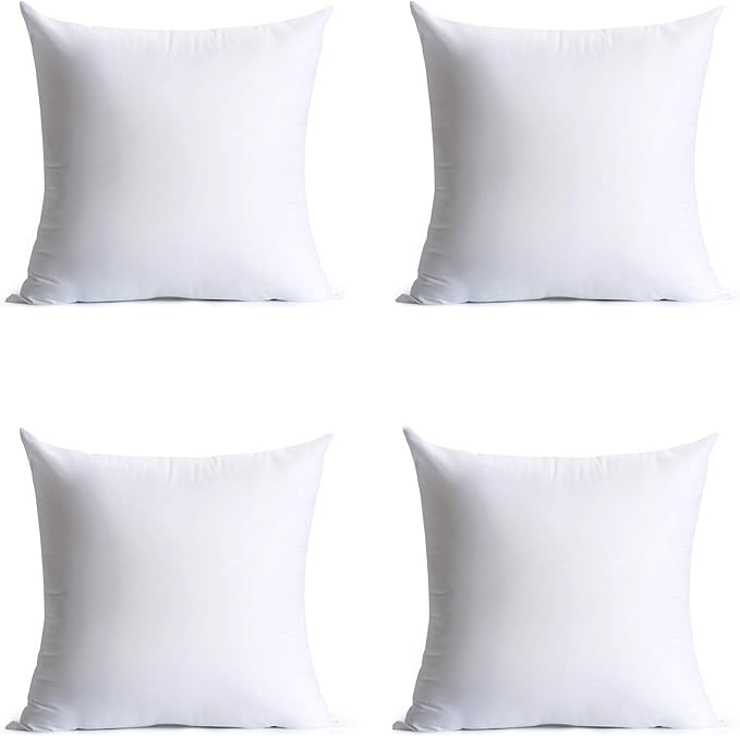 18 x 18 inches Pillow Inserts by Calibrate+Timing