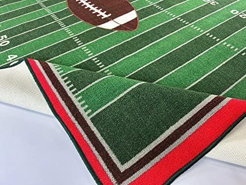 Mybecca Kids Rug American Football Field Rug 5'x7' (Approx:4'11&q...