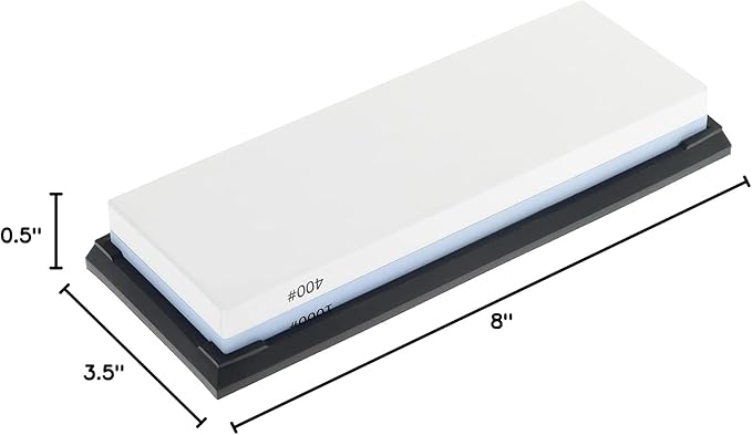 Mercer Culinary Premium Sharpening Stone 400/1000 Grit