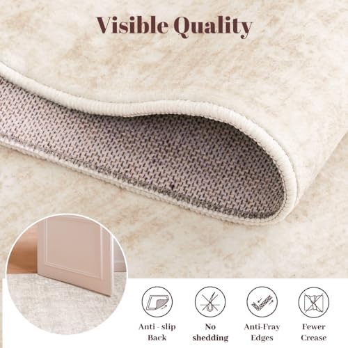 Homemate Washable Rug 9x12 Area Rugs - Vintage Rugs for Living Room