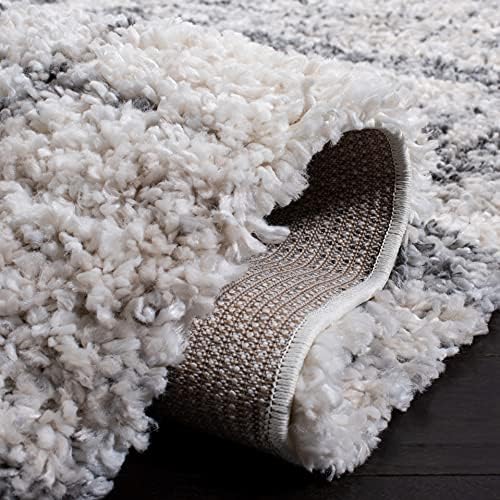SAFAVIEH Fontana Shag Collection Area Rug - 5'3" x 7'6", Iv...