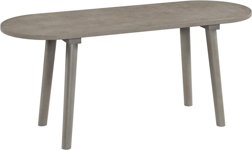 GOFLAME 43” Wood Dining Bench, Farmhouse Entryway Bench with Rubber Wood Legs...