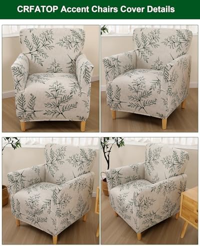 CRFATOP Accent Chair Cover, Stretch Armchair Slipcover for Living Room,45