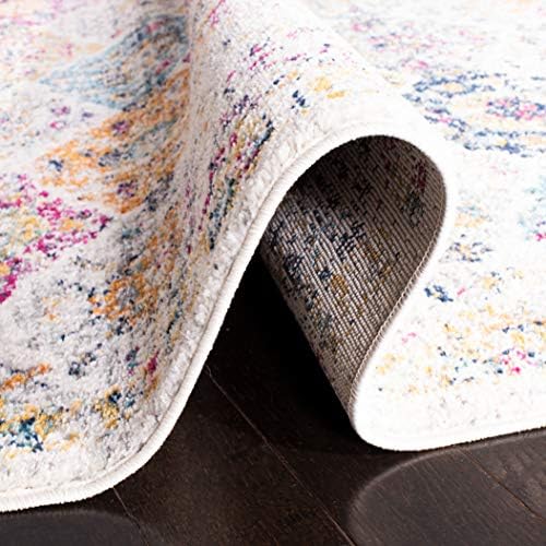 SAFAVIEH Madison Collection Runner Rug - 2'3" x 20', Cream &...