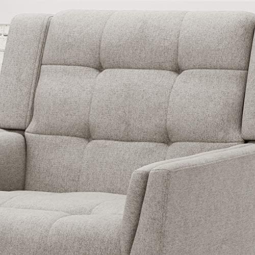 Christopher Knight Home Evelyn Mid Century Modern Fabric Arm Chair, Beige &am...