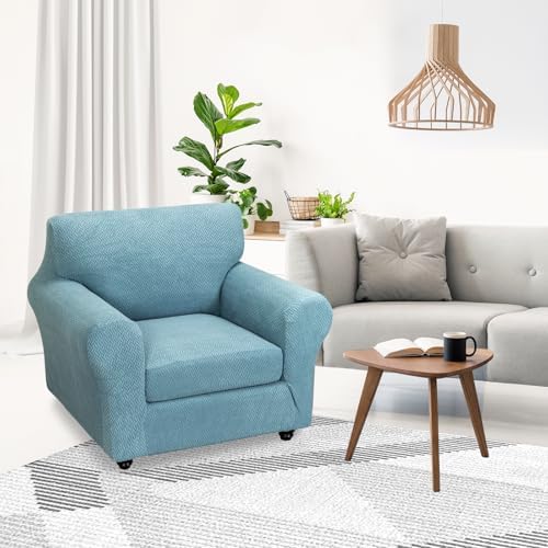 FUANGUI 2 Piece Chair Covers Armchair Arm Covers Chair Couch Covers