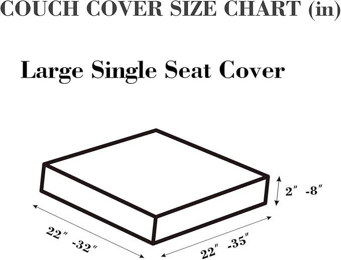 Sofa Covers Couch Covers for Sofa Pet Friendly Couch Cushion Covers Universal - Image 2