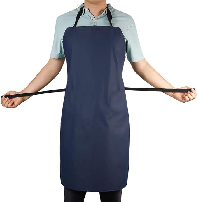 VWELL Waterproof PVC Apron, 41.5'' Long, Unisex Adult, Kitchen Cooking Work - Image 6