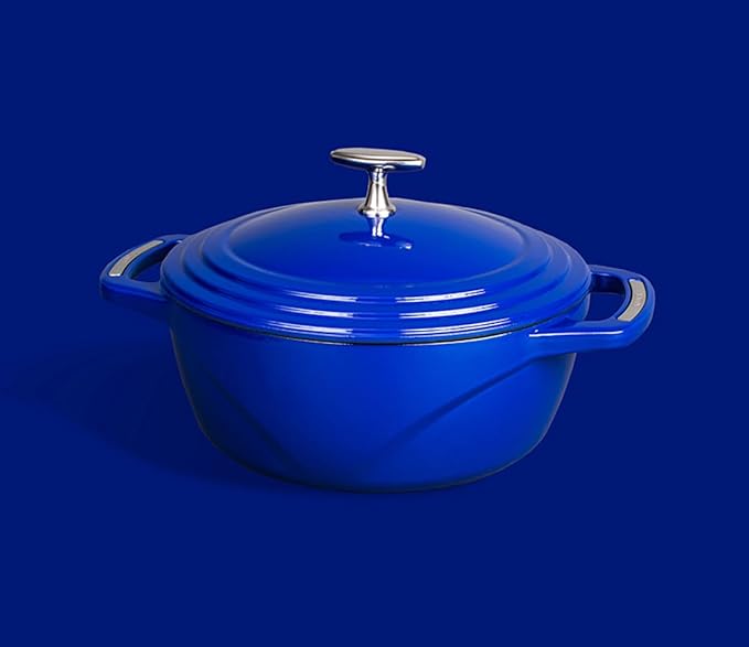 Lodge USA Enamel 4.5 Qt Enameled Cast Iron Dutch Oven - Image 5