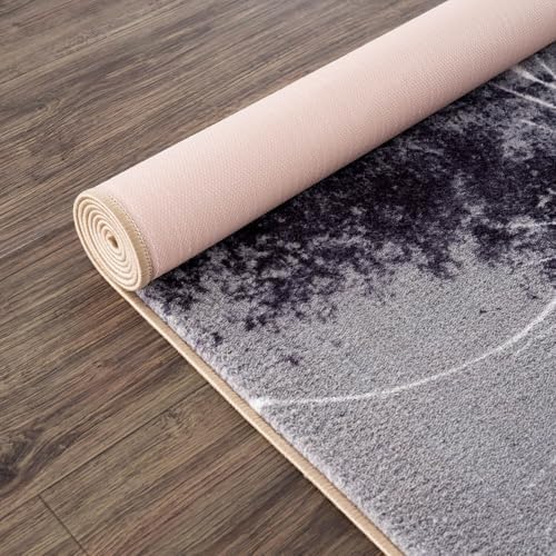CAMILSON Solana Modern Floral 6'7" x 9'0" Area Rugs Non-Ski...