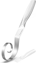 Seamless Danish Dough Whisk Stainless Steel, Hand Mixing Tool by CosonHome
