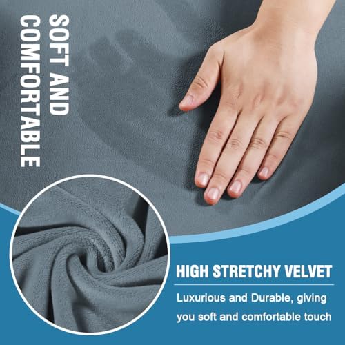 H.VERSAILTEX Sofa Cover 2 Piece T Cushion Armchair Slipcovers Thick Velvet Co...