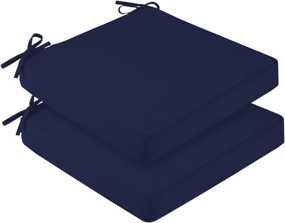downluxe Waterproof Outdoor Chair Cushions for Patio Furniture, 24" x 24...