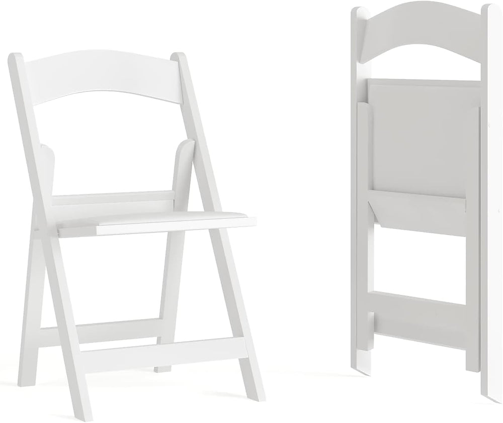 Flash Furniture Hercules Series Folding Chairs for Weddings and Formal Events...