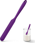U-Taste Skinny Silicone Jar Spatula: 600ºF Heat-Resistant Food-Grade 10in Long by U-Taste
