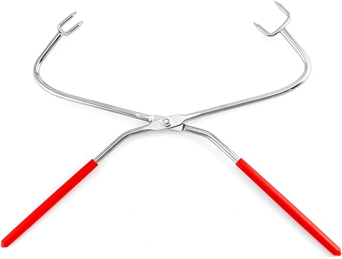 QWORK Sculpture Dipping Tong, 2 Pack Stainless Steel Clay Sculpture Tongs - Image 3