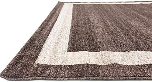 Unique Loom Del Mar Collection Area Rug - Maria (7' 10" Square, Brow...