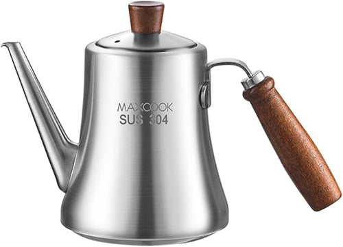 18/8 Stainless Steel Olive Oil Dispenser 500ml/16.9oz Drip-Free Pouring Oil Pot by MAXCOOK