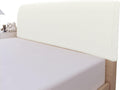 Easy-Going Stretch Jacquard Bed Headboard Cover, King, Cream | Dustproof Headboard Slipcover, Decorative Bed Head Cover for Bedroom Refurnishing and Daily Furniture Protection