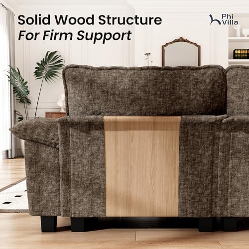 PHI VILLA 53.5 Inches Oversized Single Seat Accent Sofa Chair Couch