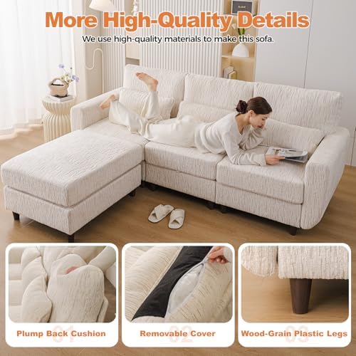 38'' Oversized Sofa Chair with Ottoman,Storage Seat,Velvet,Blue
