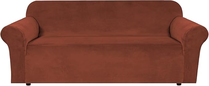 H.VERSAILTEX Stretch Velvet Sofa Covers Large Couch Covers Sofa Slipcovers by HVERSAILTEX