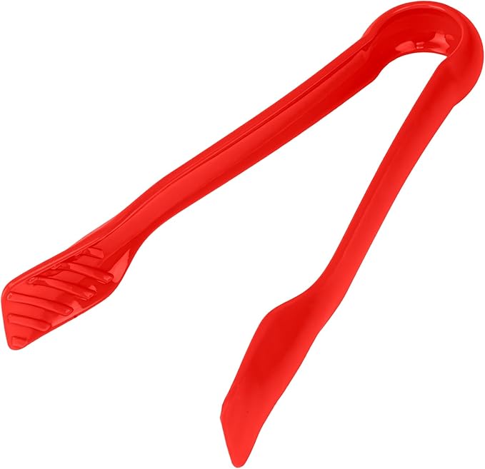 DecorRack 3 Pcs 6” x 8” x 10” Multi Colored Plastic Tong Set, 3 Pack Durable - Image 4