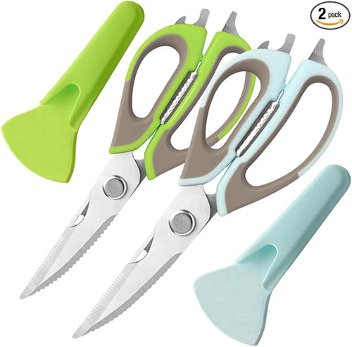 2 Pcs Heavy Duty Kitchen Shears by Roczipeng