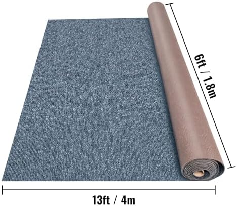 Happybuy 6 ft x 13 ft Gray Marine Boat Carpet, Indoor Outdoor Carpet