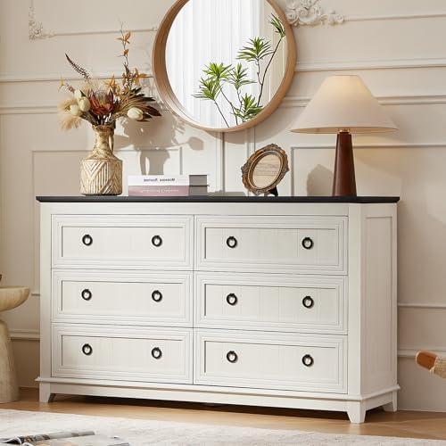 Joaxswe Farmhouse 3-Piece Bedroom Dresser Set, White