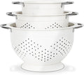 Hillbond Colander Set for Kitchen, 5 Qt Stainless Steel Handle Food Strainers by Hillbond