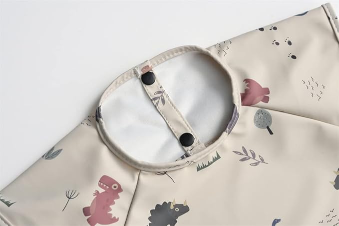 Waterproof Baby Bibs, Infant Toddler Extra Cover Feeding Bib - Image 2