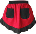 CRB Fashion Waist Apron Kitchen Cooking Restaurant Cotton Bistro Half Aprons by CBTRFashion