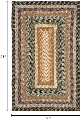 SAFAVIEH Braided Area Rug 5x8, Braided Multi BRD308A