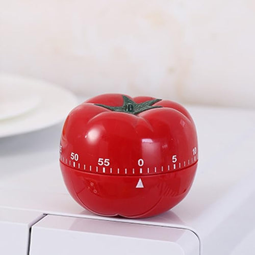 1Pcs Kitchen 60 Minutes Timer, 360 Degree Rotating Tomato Shaped Alarm Timer - Image 2