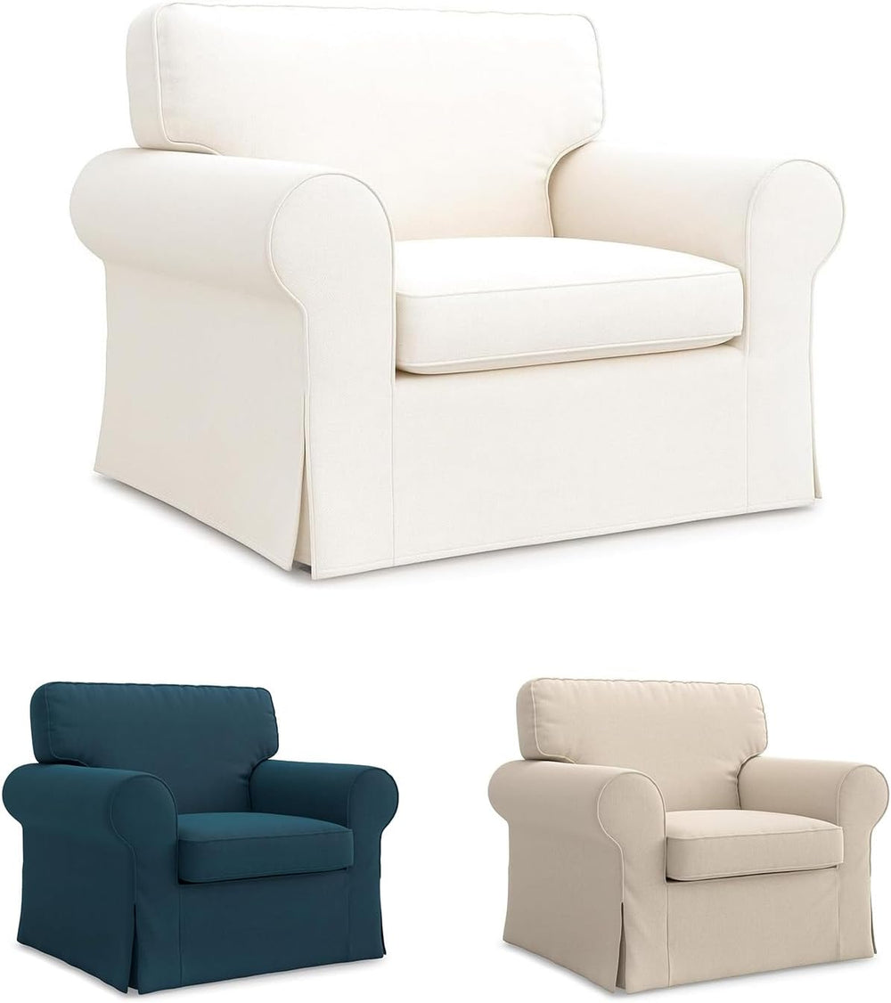 TLYESD Ektorp Chair Cover Replacement for IKEA Ektorp Armchair Cover, Ektorp ...
