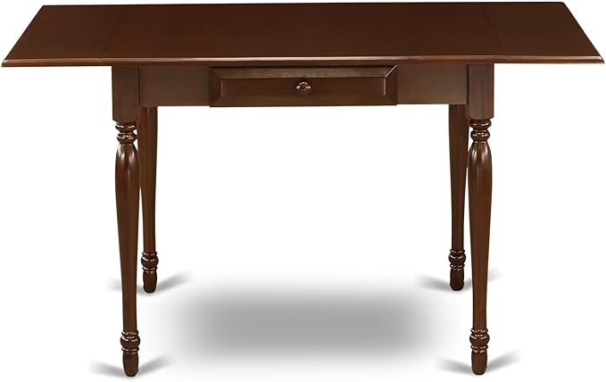 East West Furniture MZDA5-MAH-C 5 Piece Kitchen Table Set for 4 Includes a Re...
