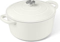 P&P CHEF 6QT Enameled Dutch Oven, Cast Iron Dutch Oven Pot by PPCHEF