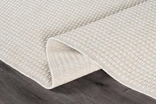 Easy Jute Rug 8x10 Indoor Outdoor Rug Natural Rugs Solid Fiber Rug Woven Area...