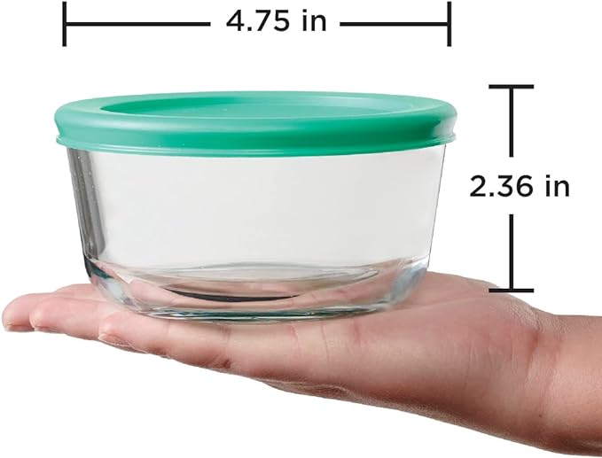 Anchor Hocking 2 Cup Glass Storage Containers - Image 4
