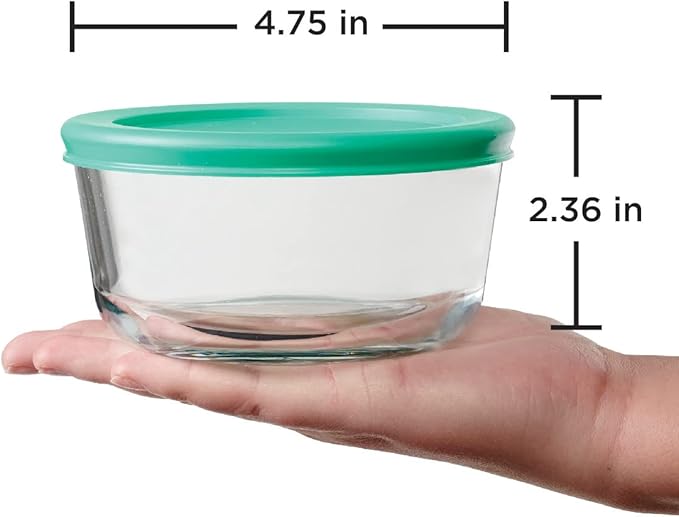 Anchor Hocking 2 Cup Glass Storage Containers - Image 4