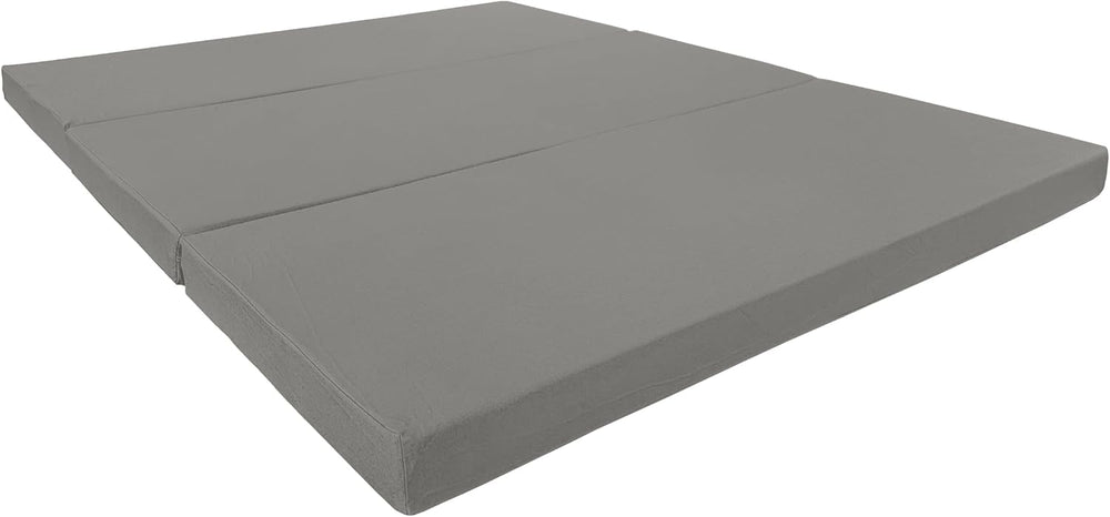 D&D Futon Furniture Portable Trifold Mattress, Foldable Foam Mattresses S...