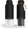 LARS NYSØM Salt and Pepper Grinder Set, Stainless Steel Manual Salt and Pepper by LN