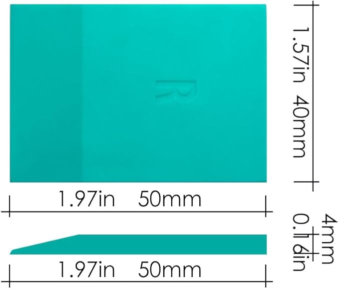 BOOLOOEN Mini Squeegee Rubber，Optimized - Image 2