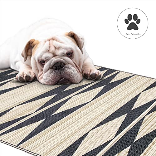 Fab Habitat Outdoor Rug - Waterproof, Fade Resistant, Crease-Free - Premium R...